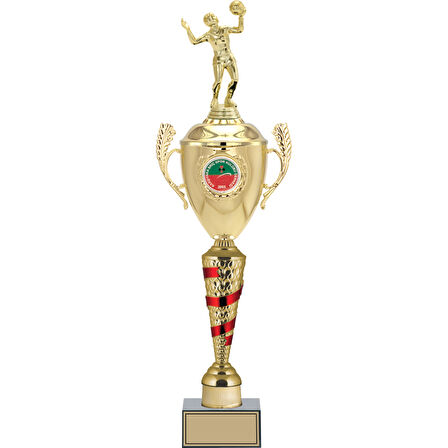 ODAK KUPA - Figürlü Kupalar - Voleybol Kadın Figürlü Kupalar FG-084 C - 59 cm