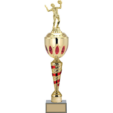 ODAK KUPA - Figürlü Kupalar - Voleybol Kadın Figürlü Kupalar FG-086 C - 56 cm