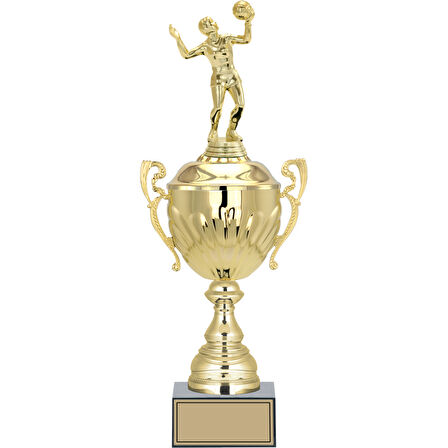 ODAK KUPA - Figürlü Kupalar - Voleybol Kadın Figürlü Kupalar FG-089 C - 44 cm