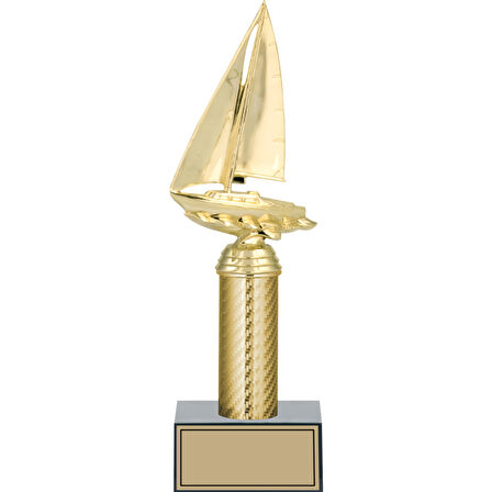 ODAK KUPA - Figürlü Kupalar - Yelken Figürlü Kupalar FG-007 B - 30 cm