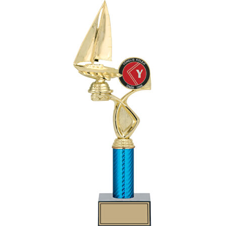 ODAK KUPA - Figürlü Kupalar - Yelken Figürlü Kupalar FG-017 B - 40 cm