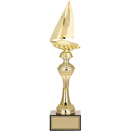 ODAK KUPA - Figürlü Kupalar - Yelken Figürlü Kupalar FG-029 B - 38 cm