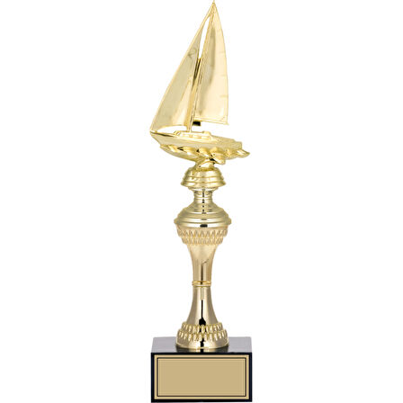 ODAK KUPA - Figürlü Kupalar - Yelken Figürlü Kupalar FG-029 C - 36 cm