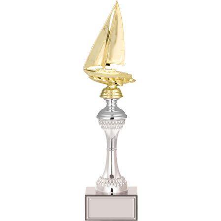 ODAK KUPA - Figürlü Kupalar - Yelken Figürlü Kupalar FG-030 B - 38 cm