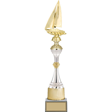 ODAK KUPA - Figürlü Kupalar - Yelken Figürlü Kupalar FG-032 A - 48 cm