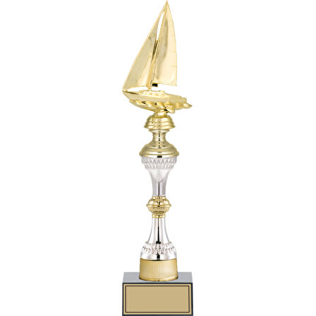 ODAK KUPA - Figürlü Kupalar - Yelken Figürlü Kupalar FG-032 C - 42 cm