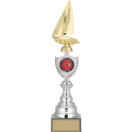 ODAK KUPA - Figürlü Kupalar - Yelken Figürlü Kupalar FG-035 B - 43 cm