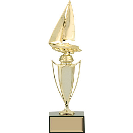 ODAK KUPA - Figürlü Kupalar - Yelken Figürlü Kupalar FG-039 B - 36 cm