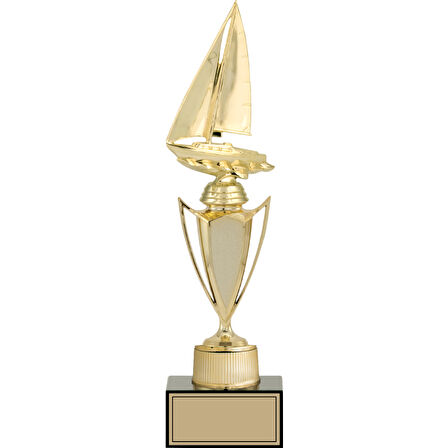 ODAK KUPA - Figürlü Kupalar - Yelken Figürlü Kupalar FG-040 C - 36 cm