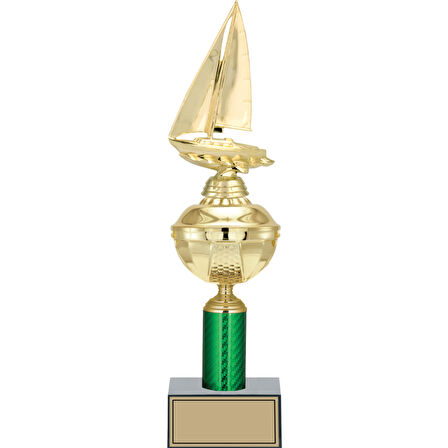 ODAK KUPA - Figürlü Kupalar - Yelken Figürlü Kupalar FG-049 C - 40 cm