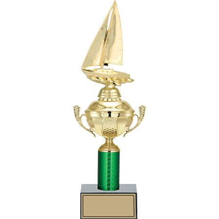 ODAK KUPA - Figürlü Kupalar - Yelken Figürlü Kupalar FG-050 C - 40 cm