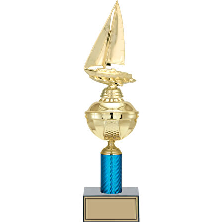 ODAK KUPA - Figürlü Kupalar - Yelken Figürlü Kupalar FG-051 C - 40 cm