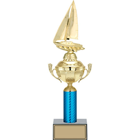 ODAK KUPA - Figürlü Kupalar - Yelken Figürlü Kupalar FG-052 B - 42 cm