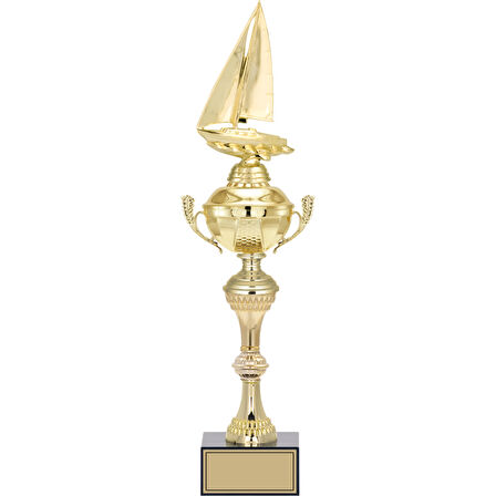 ODAK KUPA - Figürlü Kupalar - Yelken Figürlü Kupalar FG-062 C - 48 cm
