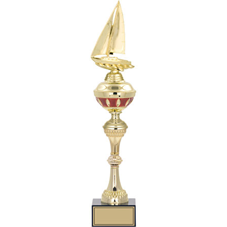 ODAK KUPA - Figürlü Kupalar - Yelken Figürlü Kupalar FG-064 B - 50 cm