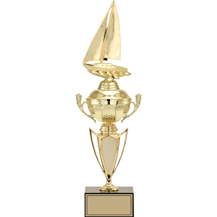 ODAK KUPA - Figürlü Kupalar - Yelken Figürlü Kupalar FG-068 C - 44 cm