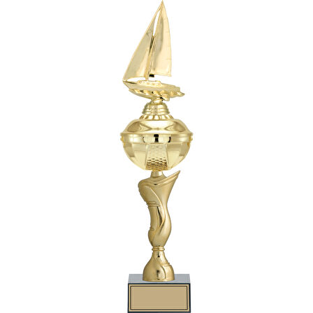 ODAK KUPA - Figürlü Kupalar - Yelken Figürlü Kupalar FG-069 A - 53 cm