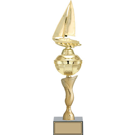 ODAK KUPA - Figürlü Kupalar - Yelken Figürlü Kupalar FG-069 B - 49 cm
