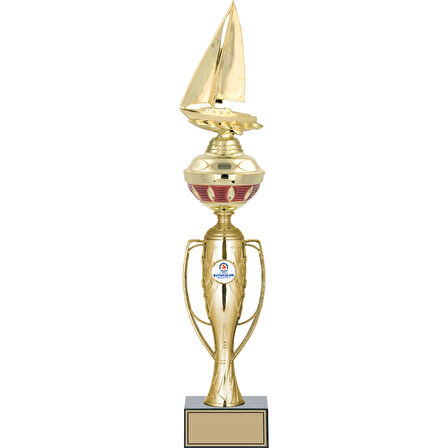 ODAK KUPA - Figürlü Kupalar - Yelken Figürlü Kupalar FG-073 C - 51 cm