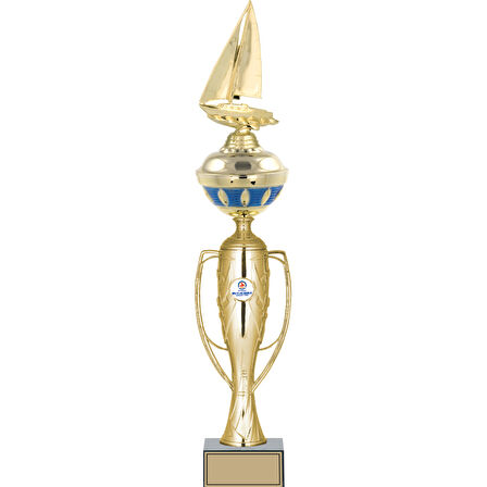 ODAK KUPA - Figürlü Kupalar - Yelken Figürlü Kupalar FG-074 A - 57 cm