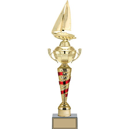 ODAK KUPA - Figürlü Kupalar - Yelken Figürlü Kupalar FG-078 C - 52 cm