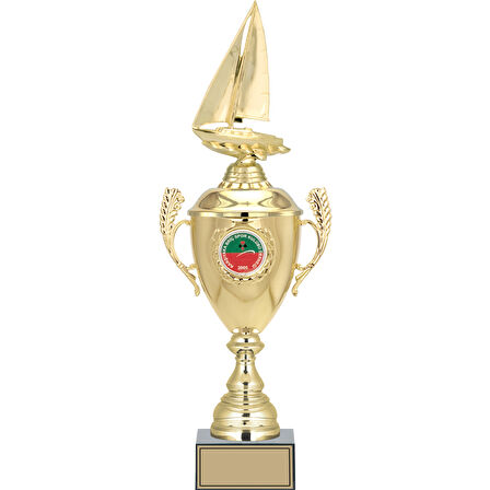 ODAK KUPA - Figürlü Kupalar - Yelken Figürlü Kupalar FG-080 C - 50 cm