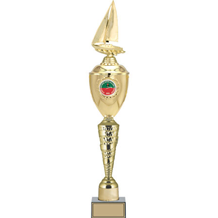 ODAK KUPA - Figürlü Kupalar - Yelken Figürlü Kupalar FG-083 B - 65 cm