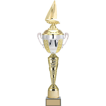 ODAK KUPA - Figürlü Kupalar - Yelken Figürlü Kupalar FG-088 A - 67 cm