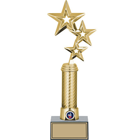 ODAK KUPA - Figürlü Kupalar - Yıldız Figürlü Kupalar FG-008 B - 34 cm