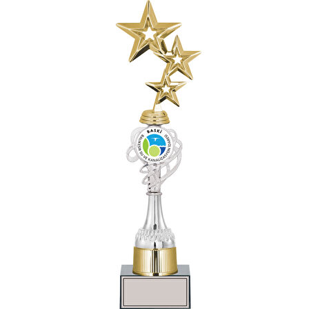 ODAK KUPA - Figürlü Kupalar - Yıldız Figürlü Kupalar FG-036 B - 43 cm