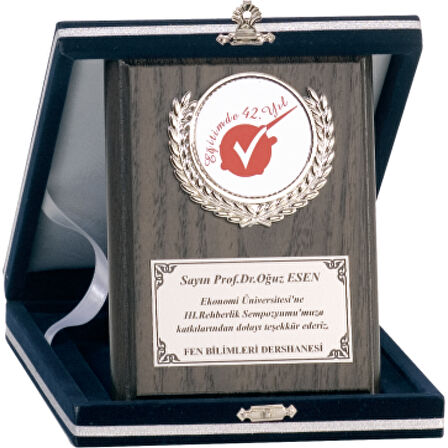 ODAK KUPA - Ahşap Plaketler - PL-003 B - 12x16 cm