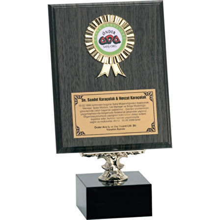 ODAK KUPA - Ahşap Plaketler - PL-006 A - 18x24 cm