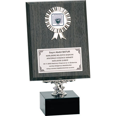 ODAK KUPA - Ahşap Plaketler - PL-008 A - 18x24 cm