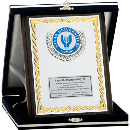 ODAK KUPA - Ahşap Plaketler - PL-021 B - 15x20 cm