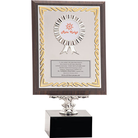 ODAK KUPA - Ahşap Plaketler - PL-022 A - 18x24 cm