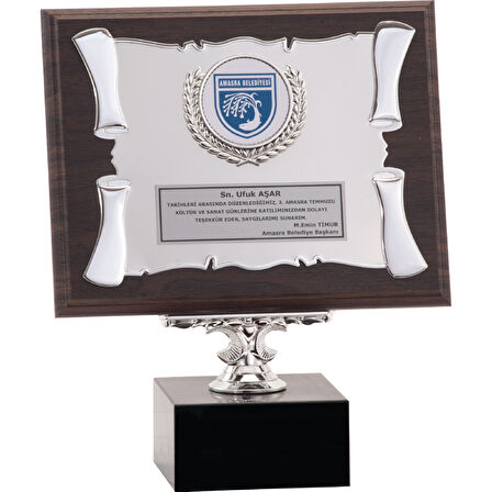 ODAK KUPA - Ahşap Plaketler - PL-040 A - 18x24 cm