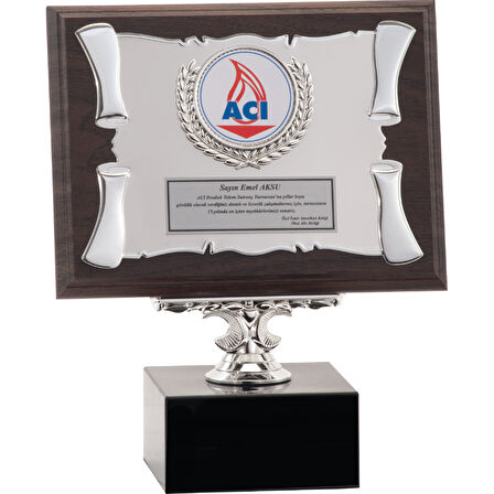 ODAK KUPA - Ahşap Plaketler - PL-040 B - 15x20 cm