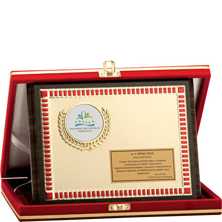 ODAK KUPA - Ahşap Plaketler - PL-055 A - 18x24 cm