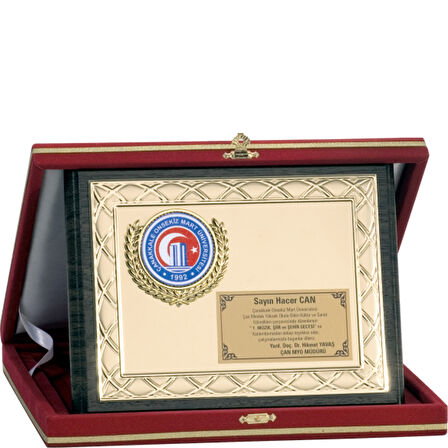 ODAK KUPA - Ahşap Plaketler - PL-059 A - 18x24 cm