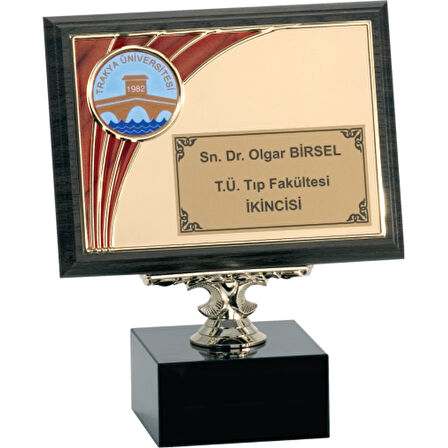 ODAK KUPA - Ahşap Plaketler - PL-076 B - 15x20 cm