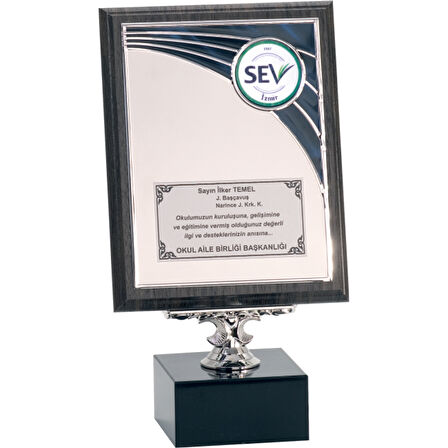 ODAK KUPA - Ahşap Plaketler - PL-078 A - 18x24 cm