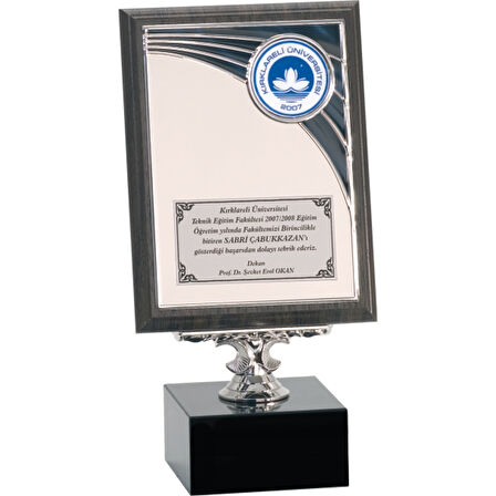 ODAK KUPA - Ahşap Plaketler - PL-078 B - 15x20 cm