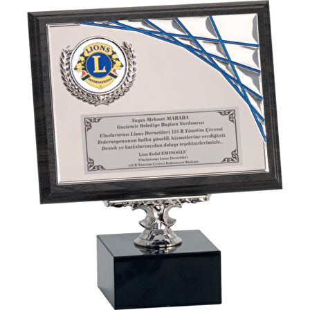 ODAK KUPA - Ahşap Plaketler - PL-100 A - 18x24 cm