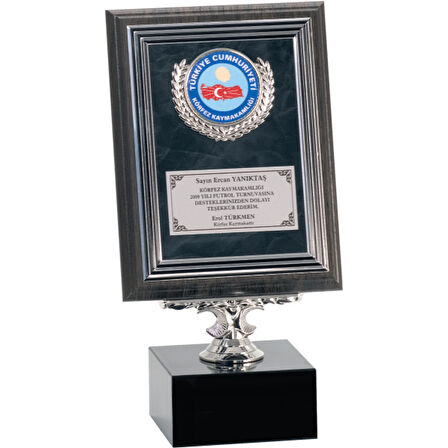 ODAK KUPA - Ahşap Plaketler - PL-110 B - 15x20 cm