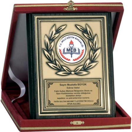 ODAK KUPA - Ahşap Plaketler - PL-113 B - 15x20 cm