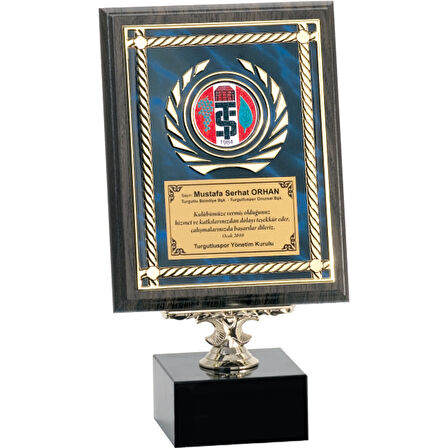 ODAK KUPA - Ahşap Plaketler - PL-118 A - 18x24 cm