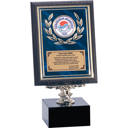 ODAK KUPA - Ahşap Plaketler - PL-120 A - 15x20 cm