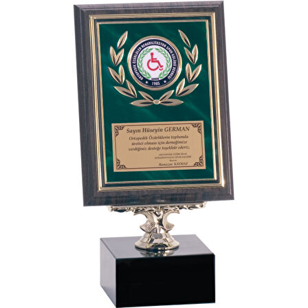 ODAK KUPA - Ahşap Plaketler - PL-120 B - 15x20 cm