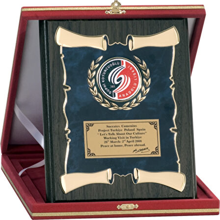 ODAK KUPA - Ahşap Plaketler - PL-127 A - 18x24 cm