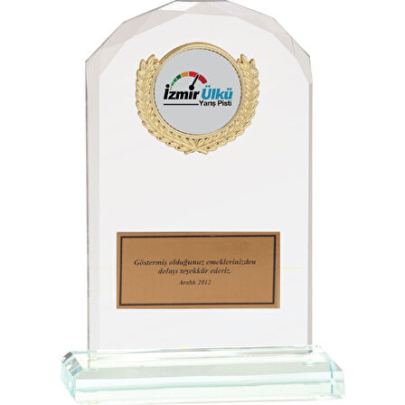 ODAK KUPA - Cam Plaketler - CM-005 B - 12x18 cm
